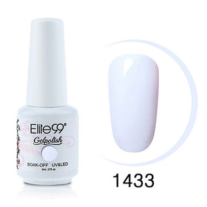 Elite99 Nail Polish 8ML Pure Color UV LED GelPolish Nail Art Soak Off Semi Perment Stamping Enamel Gellak Paint Glue Varnishes