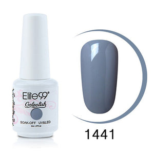 Elite99 Nail Polish 8ML Pure Color UV LED GelPolish Nail Art Soak Off Semi Perment Stamping Enamel Gellak Paint Glue Varnishes