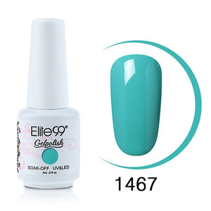 Elite99 Nail Polish 8ML Pure Color UV LED GelPolish Nail Art Soak Off Semi Perment Stamping Enamel Gellak Paint Glue Varnishes