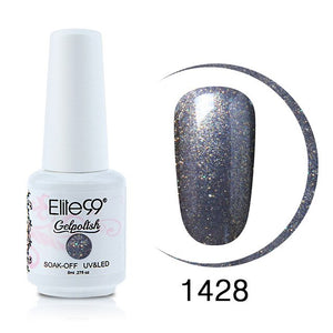 Elite99 Nail Polish 8ML Pure Color UV LED GelPolish Nail Art Soak Off Semi Perment Stamping Enamel Gellak Paint Glue Varnishes