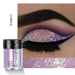 Pudaier New Sequin Glitter Makeup for Eyes Face Easy to Wear Sparkles Eyeshadow Diamond Shines Color Rich Glitter Shimmer Powder