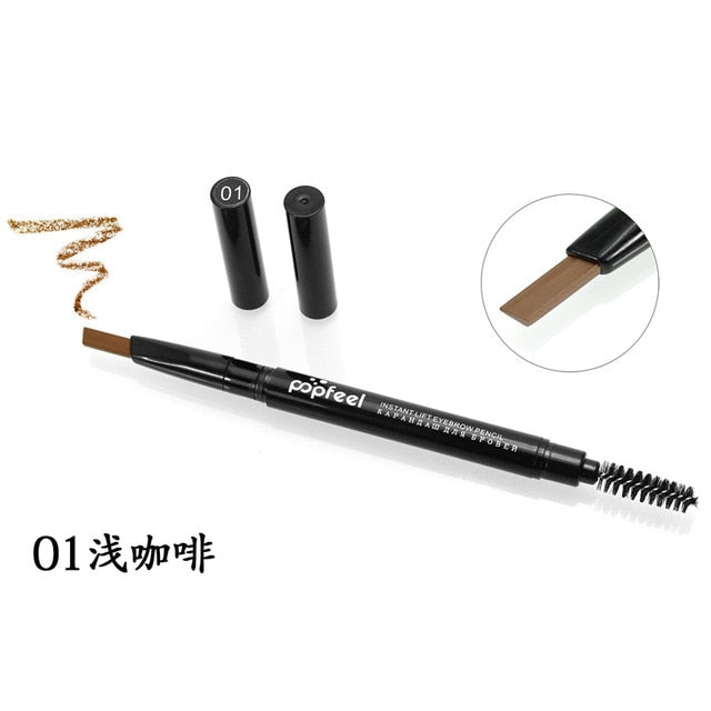 2019 New Brand Eye Brow Tint Cosmetics Natural Long Lasting Paint Tattoo Eyebrow Waterproof Black Brown Eyebrow Pencil Makeup