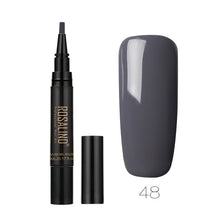 Load image into Gallery viewer, ROSALIND Newest 5ML 58 Color Gel Nail Varnish Pen Brush Glitter Nail Gel Polish Hybrid Dawdler UV Nail Art Gel Lacquer Gel Paint
