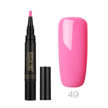 Load image into Gallery viewer, ROSALIND Newest 5ML 58 Color Gel Nail Varnish Pen Brush Glitter Nail Gel Polish Hybrid Dawdler UV Nail Art Gel Lacquer Gel Paint
