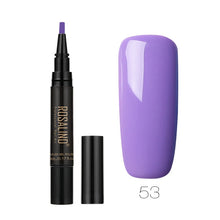 Load image into Gallery viewer, ROSALIND Newest 5ML 58 Color Gel Nail Varnish Pen Brush Glitter Nail Gel Polish Hybrid Dawdler UV Nail Art Gel Lacquer Gel Paint
