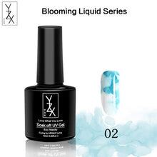 Load image into Gallery viewer, YZX 10ml Watercolor Paint Nail Art Blooming Liquid Smoke Marble Effect Special Varnish Gel DIY Ink Smudge Bubble Armor Lacquer
