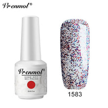 Load image into Gallery viewer, Vrenmol Nail Art Design UV Gel Nail Polish Nail Paint Enamel Manicure Tool Acrylic Gel Glitter Sequins Lacquer Manicure Lamp Gel
