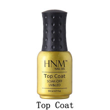 Load image into Gallery viewer, HNM Pure Color Blue Green Yellow Red UV Gel Nail Polish Need UV Lamp Base Top Varnish Soak Off Semi Permanent Gel Lacquer 8ml
