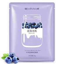 Load image into Gallery viewer, Sheet Face Mask Natural Fruit Extracts Hyaluronic Acid Facial Masks Whitening Anti Aging Korean Masks Skin Care
