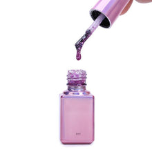 Load image into Gallery viewer, Hot Sale 15 Colors Women Girls Glitter Nail Polish Nail Glue Sequin Paint Shine Lacquer Nail Art Tools 6ml
