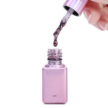 Load image into Gallery viewer, Hot Sale 15 Colors Women Girls Glitter Nail Polish Nail Glue Sequin Paint Shine Lacquer Nail Art Tools 6ml
