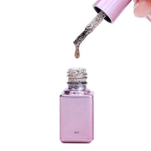 Load image into Gallery viewer, Hot Sale 15 Colors Women Girls Glitter Nail Polish Nail Glue Sequin Paint Shine Lacquer Nail Art Tools 6ml
